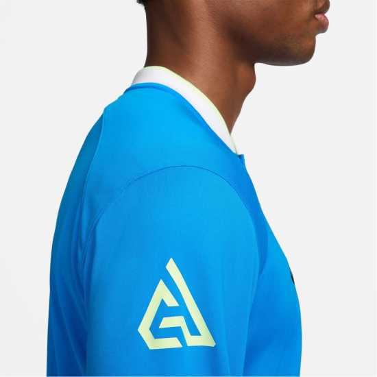 Nike Giannis Dri-Fit Long Sleeve Basketball Top Mens Фото Синьо/Волт Мъжки тениски и фланелки