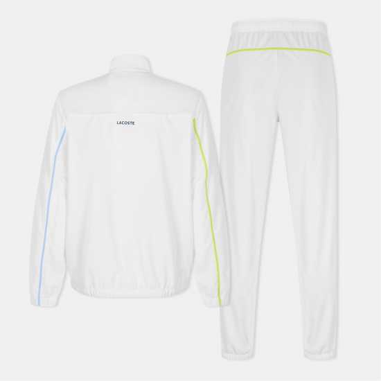 Lacoste Wh7573 Trkst Sn99 Бяло Мъжки спортни екипи в две части