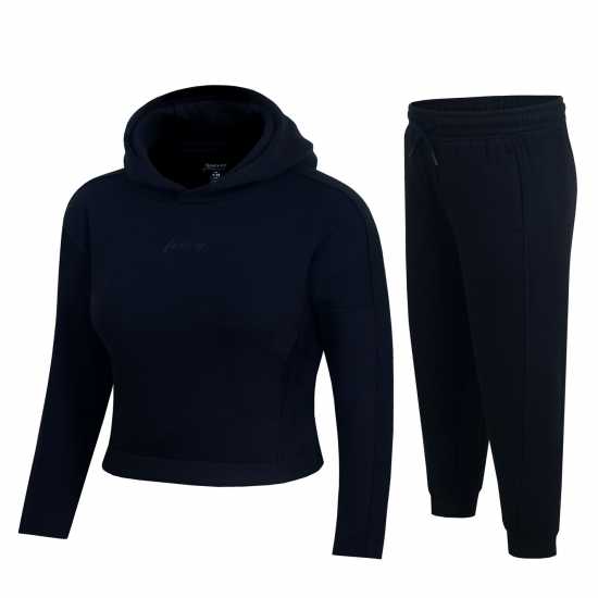 Детски спортни екипи Firetrap Junior Girls 2Pc Jogger Set Черно Firetrap Junior Girls 2Pc Jogger Set Черно Детски спортни екипи