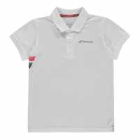Babolat Детска Блуза С Яка Polo Shirt Junior White Детски тениски тип поло