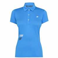Babolat Блуза С Яка Club Tennis Polo Shirt Womens Drive Blue Дамски тениски с яка