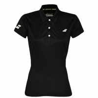 Babolat Club Polo Ladies Black Дамски тениски с яка