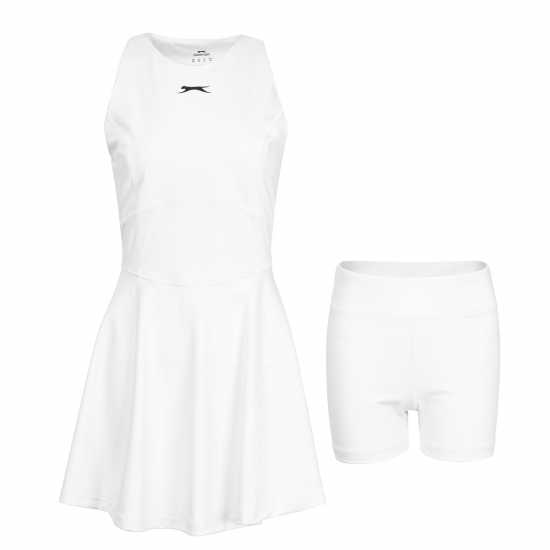 Дамски поли и рокли Slazenger Tennis Dress Womens Бяло Slazenger Tennis Dress Womens Бяло Дамски поли и рокли