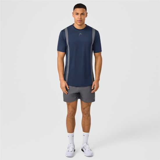 Head Мъжки Шорти Club Shorts Mens Сиво Мъжки къси панталони