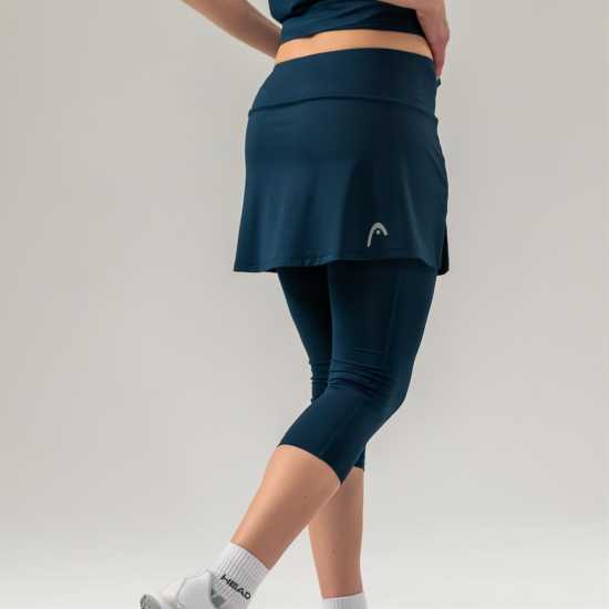 Head Club 3 Quarter Tights Skort Тъмно синьо 