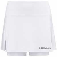 Head Club Basic Skort Junior White Детски къси панталони
