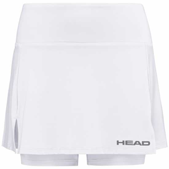 Детски къси панталони Head Club Basic Skort Junior Бяло Head Club Basic Skort Junior Бяло Детски къси панталони