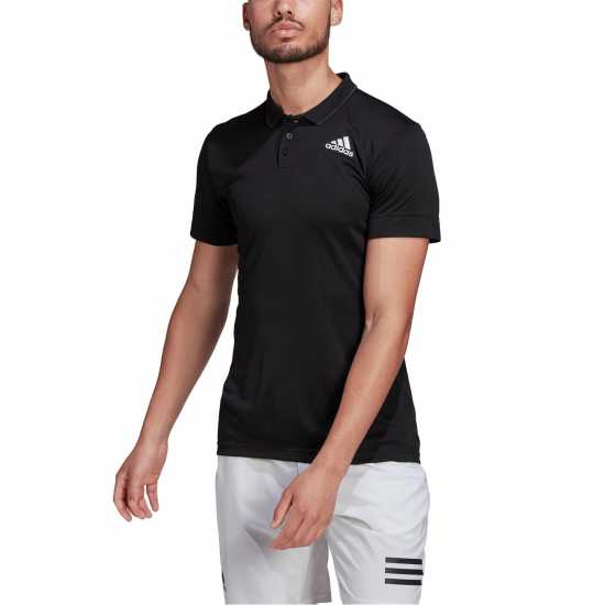 Adidas Мъжка Блуза С Яка Tennis Freelift Polo Shirt Mens