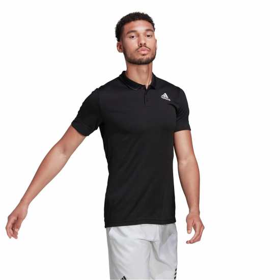 Adidas Мъжка Блуза С Яка Tennis Freelift Polo Shirt Mens