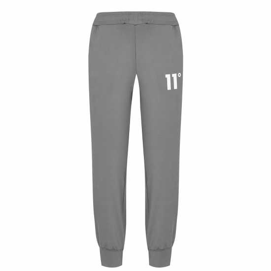 11 Degrees Poly Zip Track Suit Стомана/Бяло Детски спортни екипи