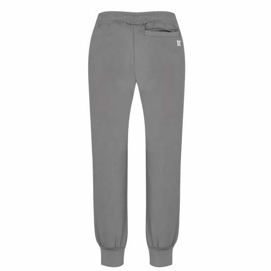 11 Degrees Poly Zip Track Suit Стомана/Бяло Детски спортни екипи