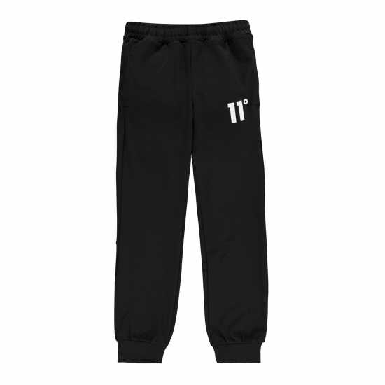 11 Degrees Poly Zip Track Suit Черно Детски спортни екипи