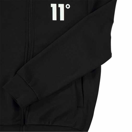 11 Degrees Poly Zip Track Suit Черно Детски спортни екипи