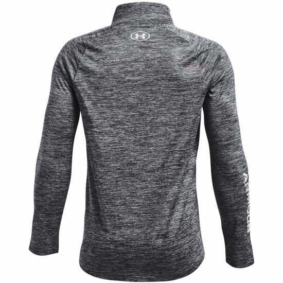 Under Armour Armour Tech Half Zip Boys Черно сиво Детски тениски и фланелки