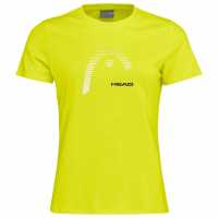 Head Club Lara T-Shirt Yellow Дамски тениски и фланелки