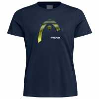 Head Club Lara T-Shirt Blue/Yellow Дамски тениски и фланелки
