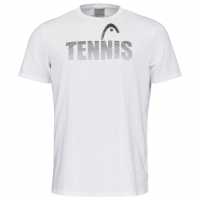 Head Club Colin T-Shirt Junior White Детски тениски и фланелки