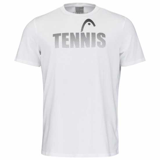 Head Club Colin T-Shirt Junior White - Детски тениски и фланелки