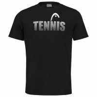 Head Club Colin T-Shirt Junior Black Детски тениски и фланелки