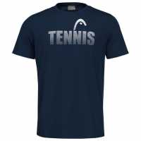 Head Club Colin T-Shirt Junior Dark Blue Детски тениски и фланелки