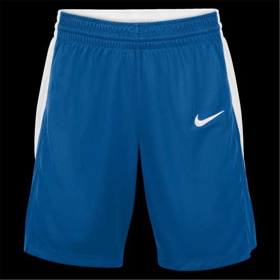 Nike Team Stock Shrt Ld09 Blue/White Nike Team Stock Shrt Ld09 Blue/White