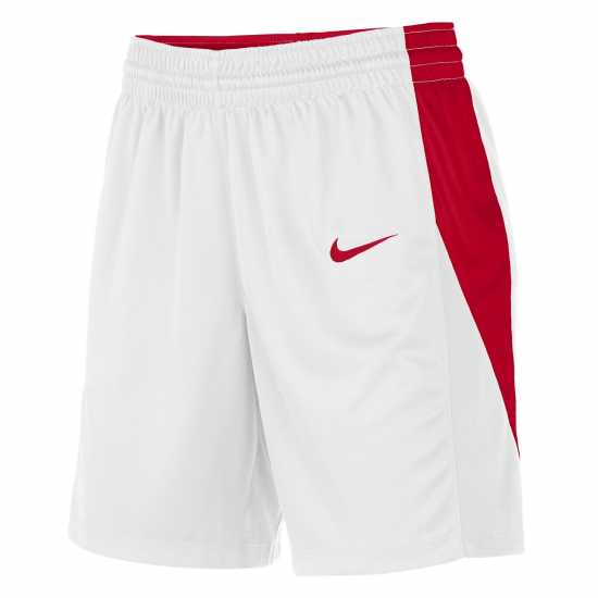Nike Team Stock Shrt Ld09 White/Red Nike Team Stock Shrt Ld09 White/Red
