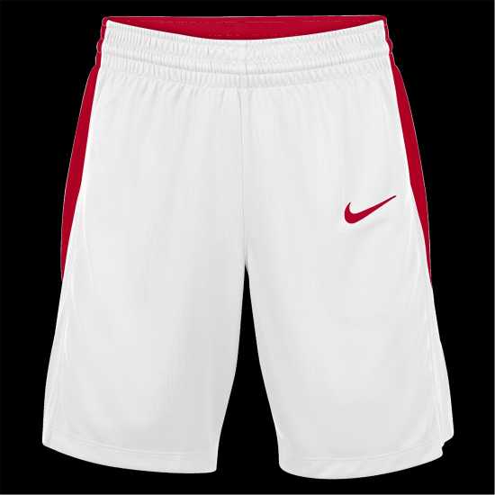 Nike Team Stock Shrt Ld09 White/Red Nike Team Stock Shrt Ld09 White/Red