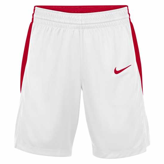 Nike Team Stock Shrt Ld09 White/Red Nike Team Stock Shrt Ld09 White/Red