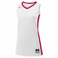 Nike Fastbreak Stock Jersey White/Scarlett Баскетболно облекло