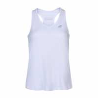 Бадминтон Babolat Дамски Потник Play Tank Top Womens Бяло Babolat Дамски Потник Play Tank Top Womens Бяло Бадминтон