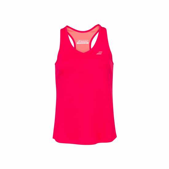 Babolat Дамски Потник Play Tank Top Womens Червена роза Бадминтон