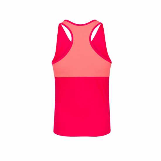 Babolat Дамски Потник Play Tank Top Womens Червена роза Бадминтон