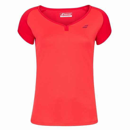 Babolat Play T-Shirt Juniors Томатен червен Детски тениски и фланелки
