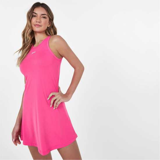 Slazenger Tennis Dress Womens Bright Pink - Дамски поли и рокли