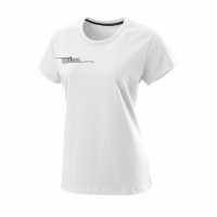 Wilson Тениска Team Tech T Shirt Womens White Дамски тениски и фланелки