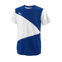 Wilson Детска Тениска Обло Деколте Triangle Crew T Shirt Juniors Blue Детски тениски и фланелки