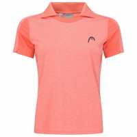Head Блуза С Яка Padel Tech Polo Shirt Pink Дамски тениски с яка