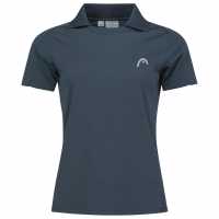 Head Блуза С Яка Padel Tech Polo Shirt Blue Дамски тениски с яка