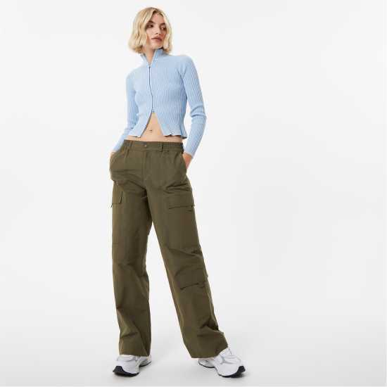 Jack Wills Acid Wash Zip-Up Top  Дамски пуловери и жилетки