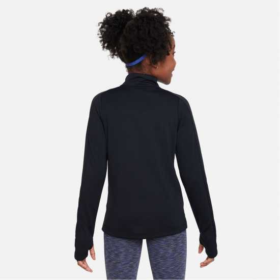 Nike Older Girls Dri-Fit Long Sleeve Half Zip  Детски тениски и фланелки