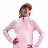 Детски тениски и фланелки Nike Older Girls Dri-Fit Long Sleeve Half Zip Pink Nike Older Girls Dri-Fit Long Sleeve Half Zip Pink Детски тениски и фланелки