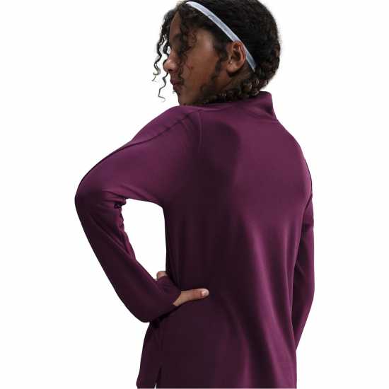Nike Older Girls Dri-Fit Long Sleeve Half Zip Bordeaux Nike Older Girls Dri-Fit Long Sleeve Half Zip Bordeaux