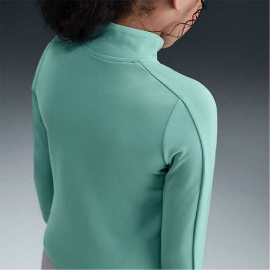 Nike Older Girls Dri-Fit Long Sleeve Half Zip Cannon/White Детски тениски и фланелки