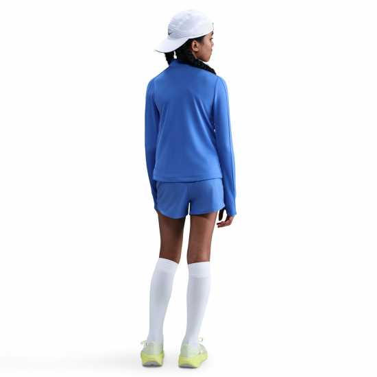 Nike Older Girls Dri-Fit Long Sleeve Half Zip Blue Детски тениски и фланелки