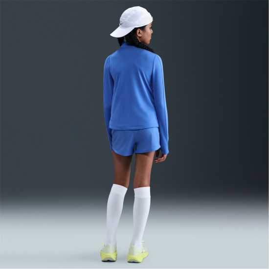 Nike Older Girls Dri-Fit Long Sleeve Half Zip Blue Детски тениски и фланелки