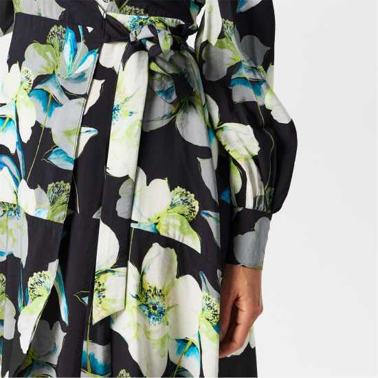 Дамски поли и рокли Biba Printed Wrap Dress Тъмно цветен Biba Printed Wrap Dress Тъмно цветен Дамски поли и рокли