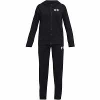Under Armour Knit Hooded Tracksuit Set Junior Girls