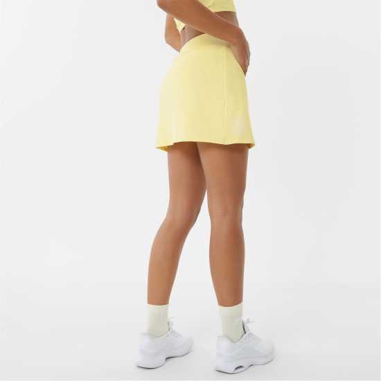 Slazenger Sofia Richie Asymmetric Skort Yellow Дамски къси панталони