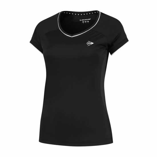 Dunlop Club Crew Neck T-Shirt Womens  - Дамски тениски и фланелки