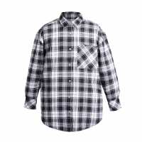 Firetrap Фланелена Риза Flannel Shirt Black Check Дамски ризи и тениски
